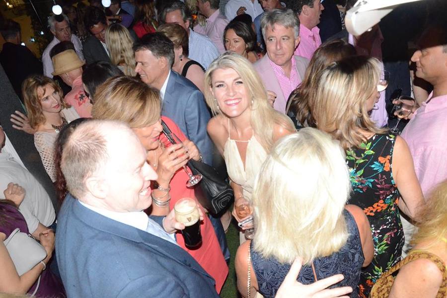Guests at the book launch party
